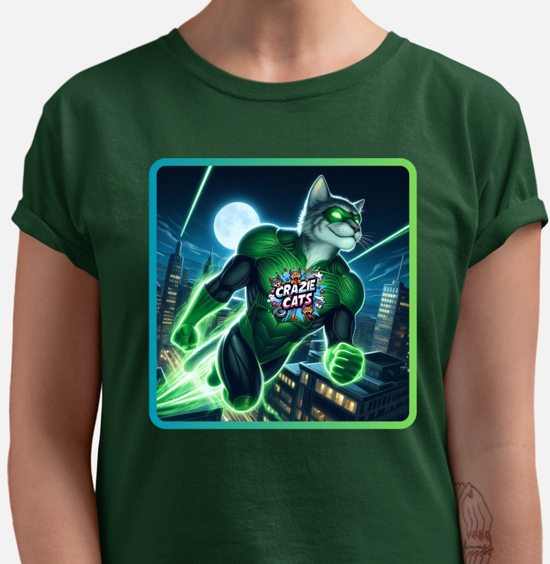 Gato Herói Verde