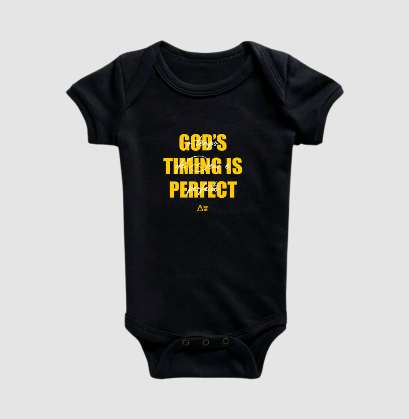 Body infantil God's is timing is perfect