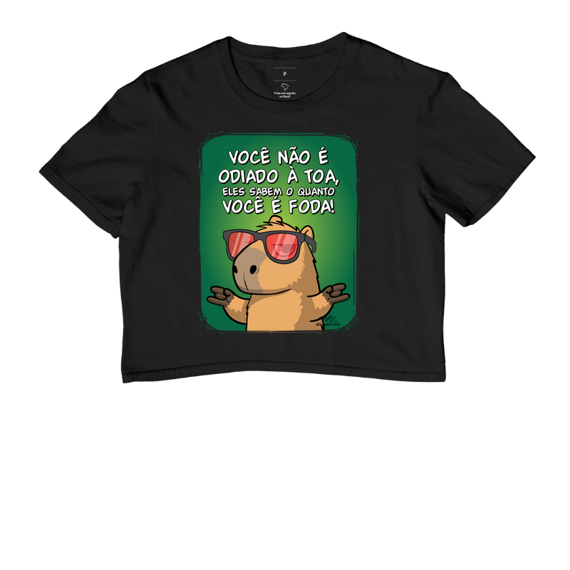 Camiseta Capivara Você é Foda
