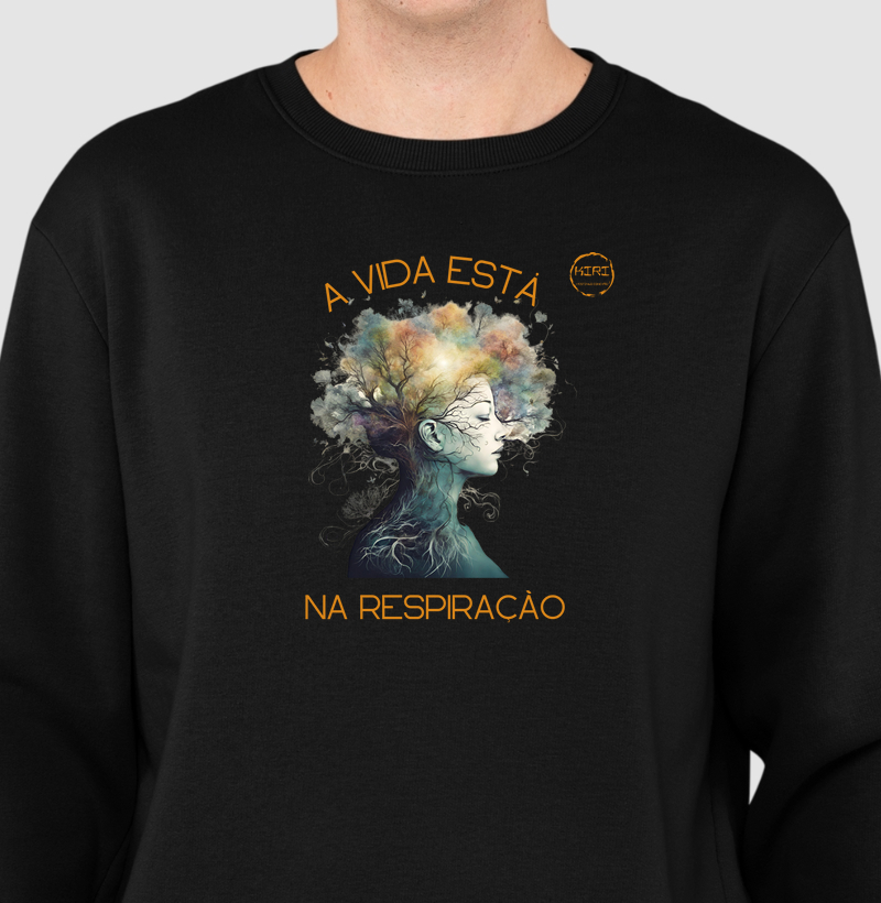 Moletom KIRI - A Vida está na Respiração