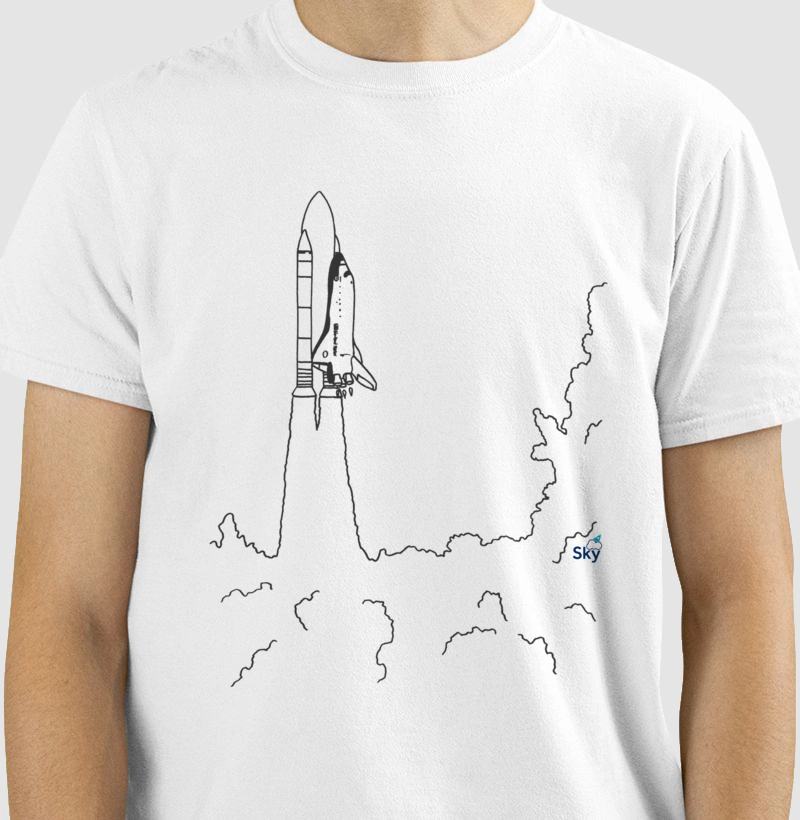 Camiseta - Lançamento Space Shuttle Atlantis