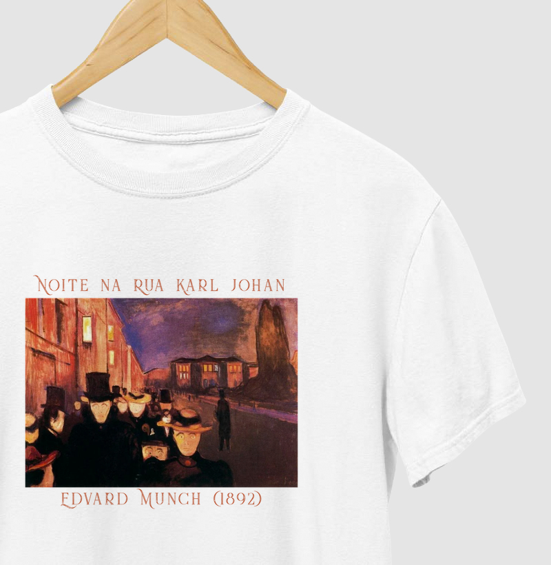 Noite na rua Karl Johan - Edvard Munch