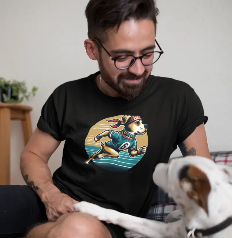 Cachorro Maratonista | Camiseta Pet Atleta | Estampa Corrida | Moda Esportiva Luxo