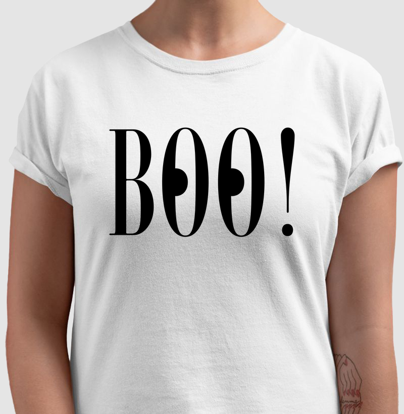 Camiseta Halloween Boo!