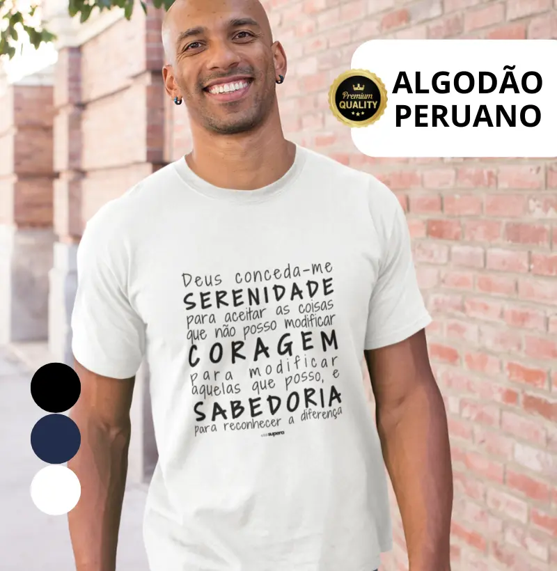 "Oração da serenidade" preto e branco