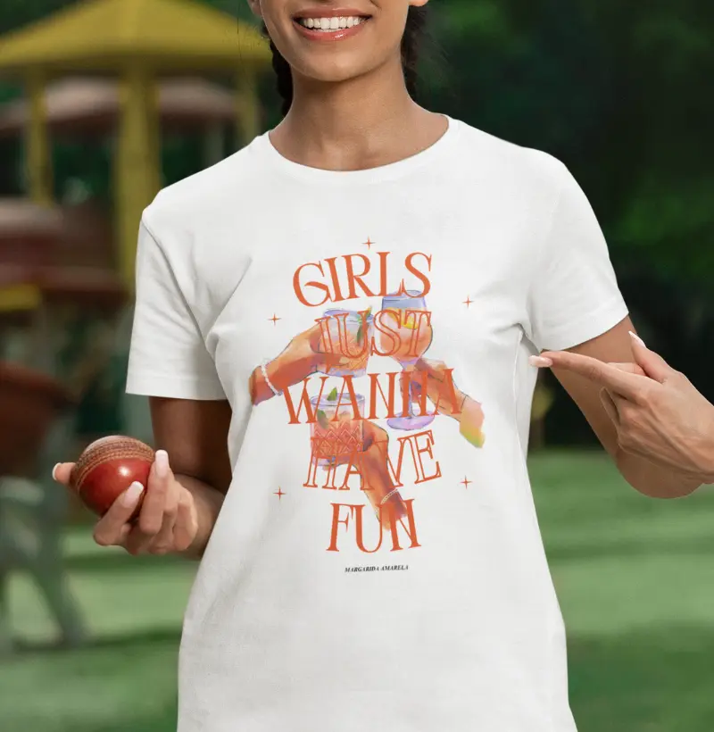 Camiseta Oversized - Girls Just Wanna Have Fun — Cyndi Lauper