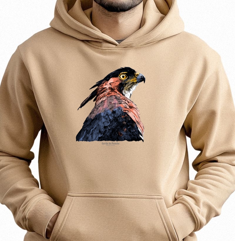 Gavião de Penacho Inky - Moletom Hoodie