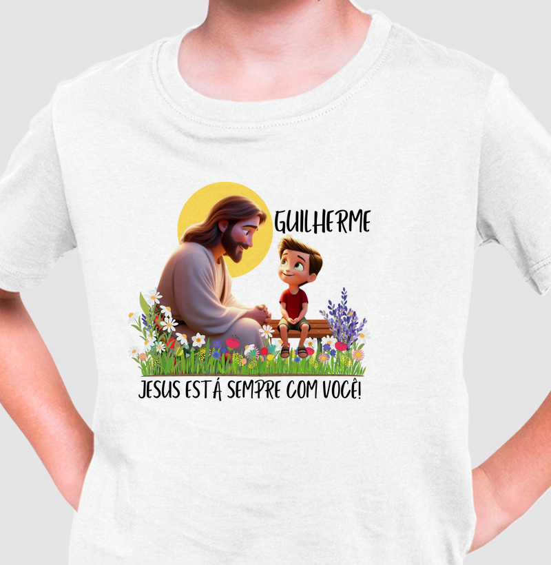 Personalizada - Jesus está sempre com você! Guilherme