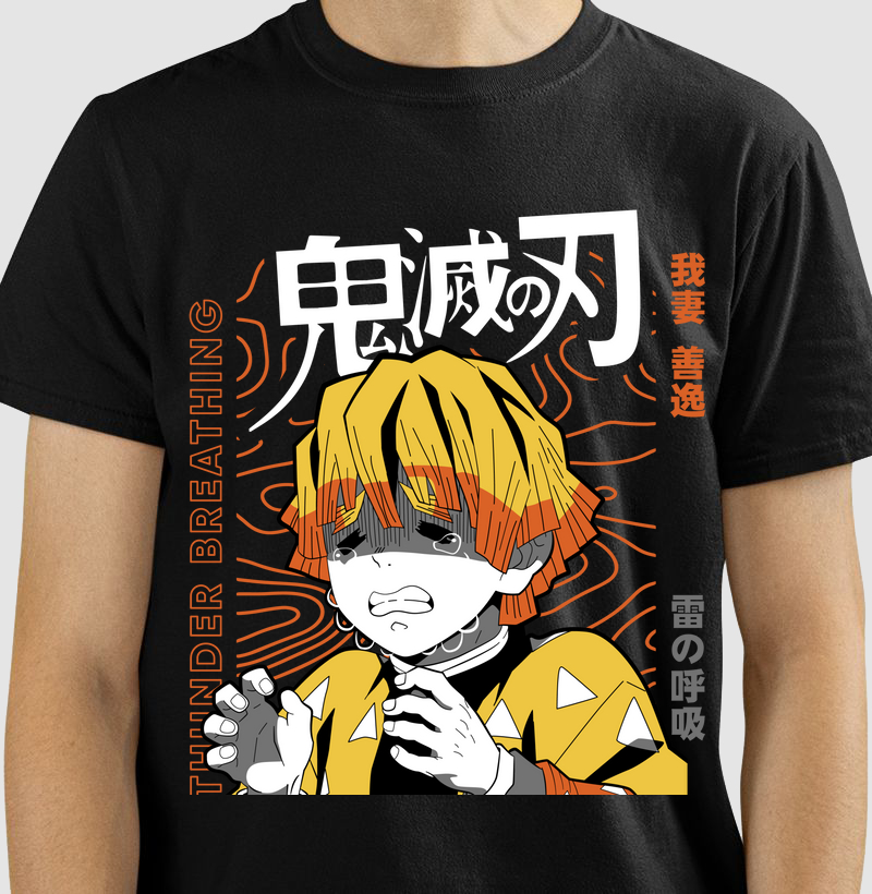 Camiseta Zenitsu - Demon Slayer 