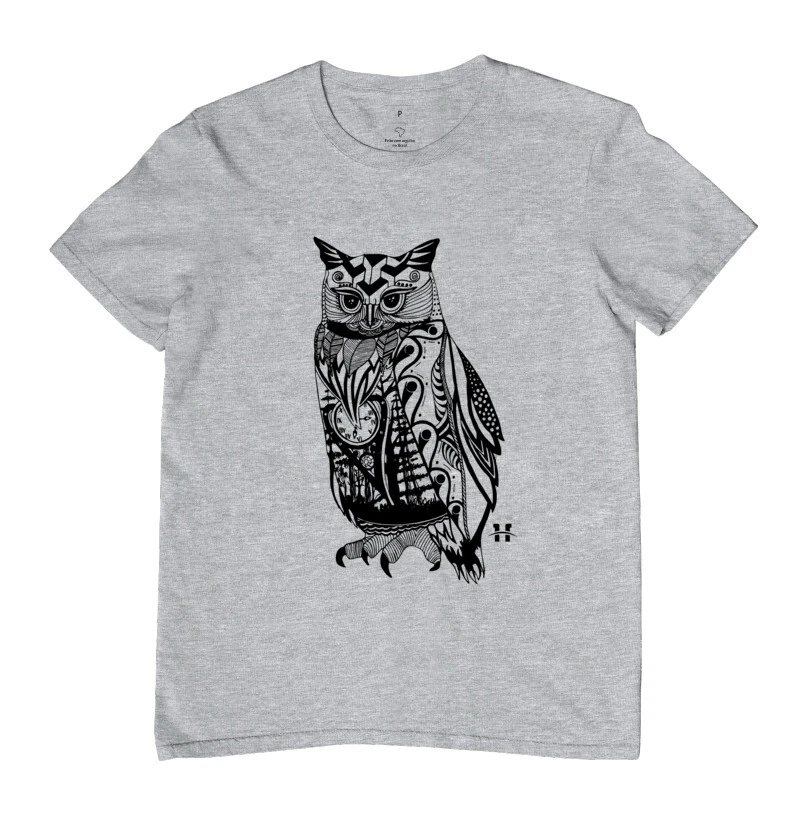 T-shirt Coruja - Collection Animals