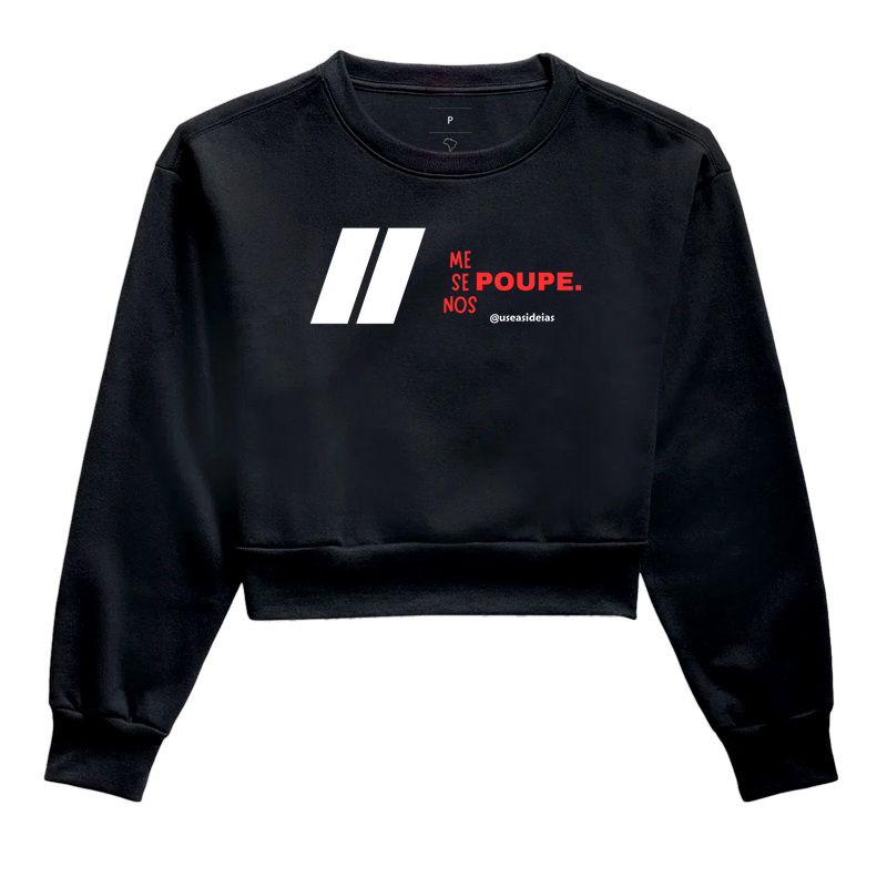 Moletom Cropped Nos Poupe.