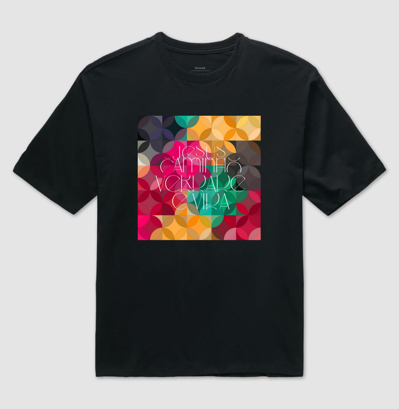 Camiseta Jesus Caminho Verdade & Vida
