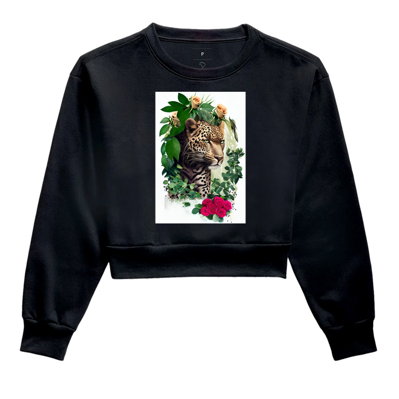 Leopardo na floresta