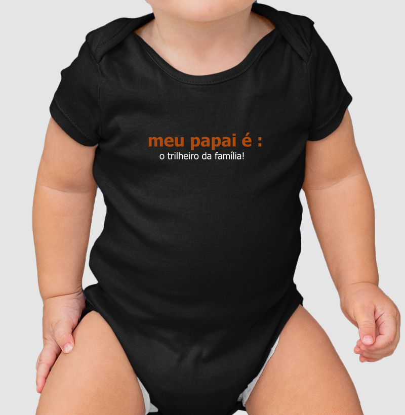Meu papai é o trilheiro da Família!