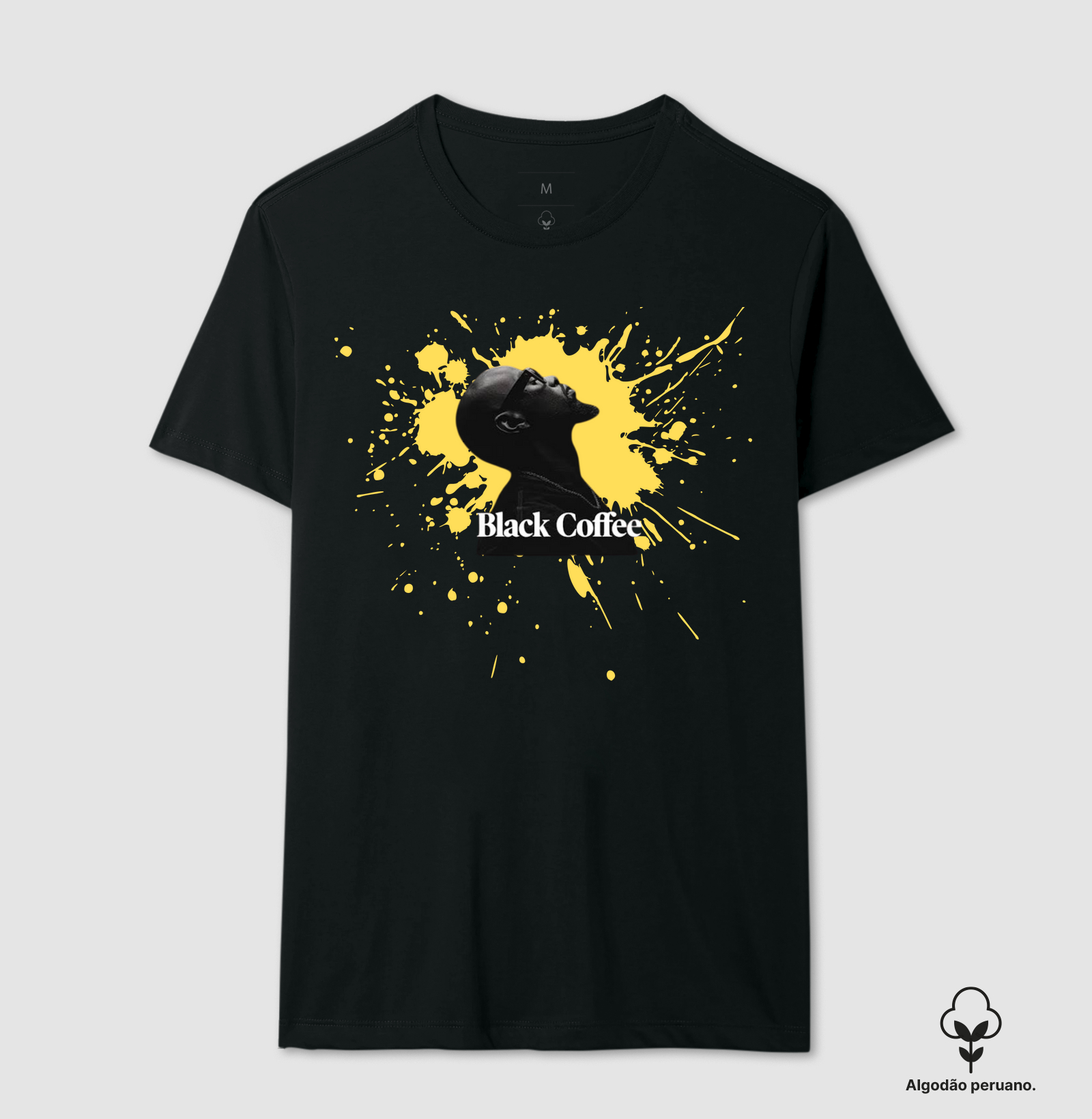Black Coffee Splash (algodão peruano)