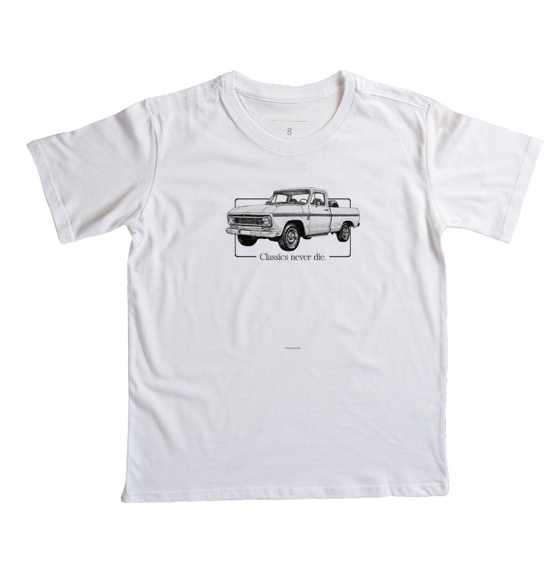 Camiseta Chevrolet C-10 Picape Clássica - Classics Never Die