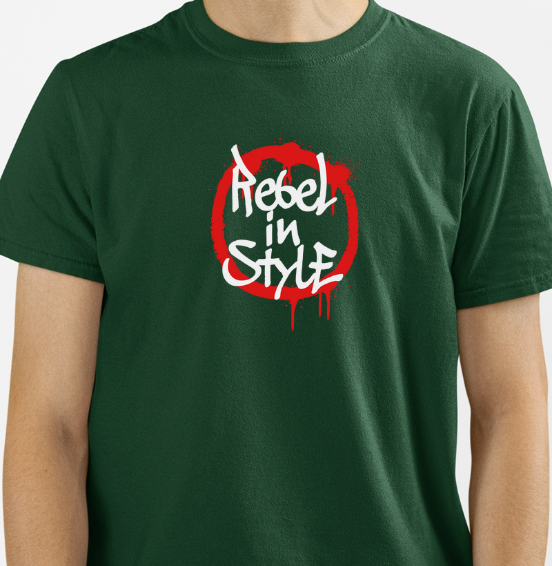 Rebel in Style: Camiseta - A Estampa que Redefine Atitude