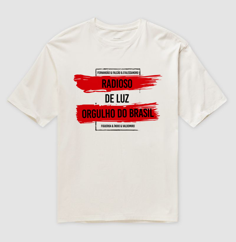 Camiseta Oversized Radioso de Luz