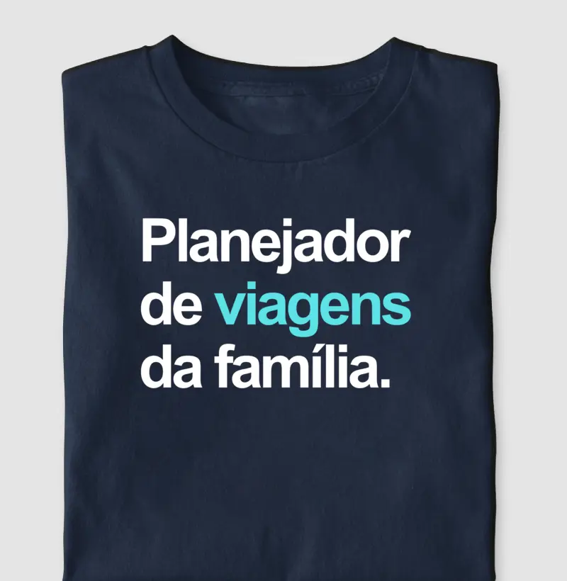 Planejador de viagens da família