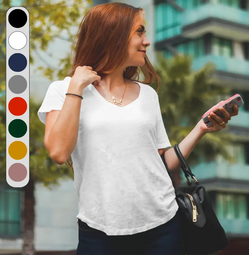 BABY LOOK BÁSICA LISA - ALGODÃO