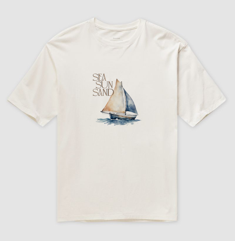 Camiseta Oversized Veleiro
