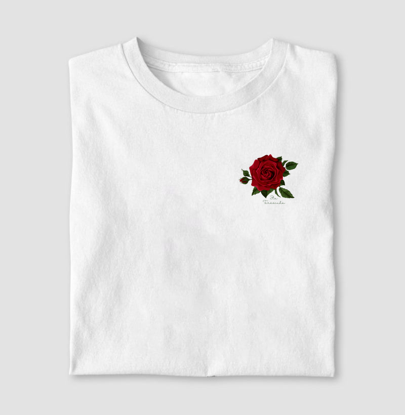 Camiseta Santa Teresinha – Rosa e nome