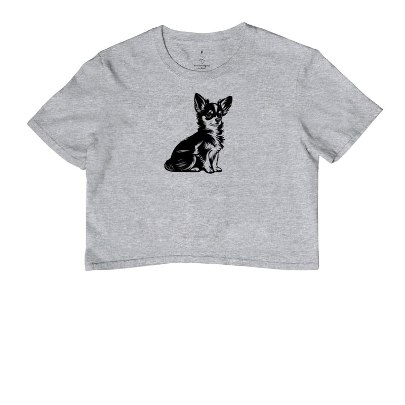 Chihuahua Contorno - Camiseta Crooped