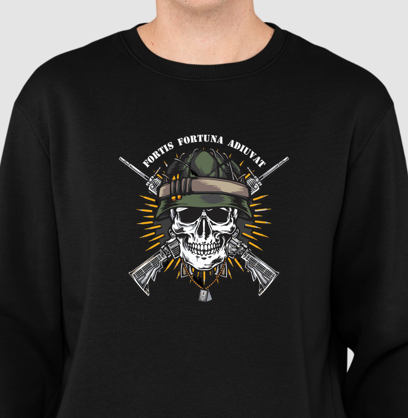FORTIS FORTUNA ADIUVAT/ Suéter Moletom