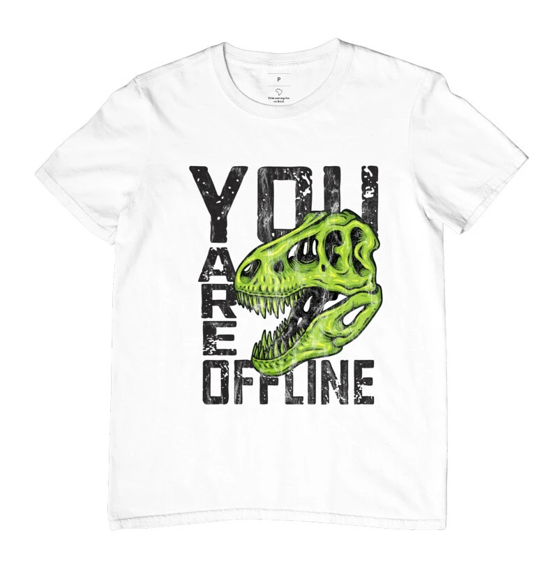 Camiseta Gamer Internet Offline