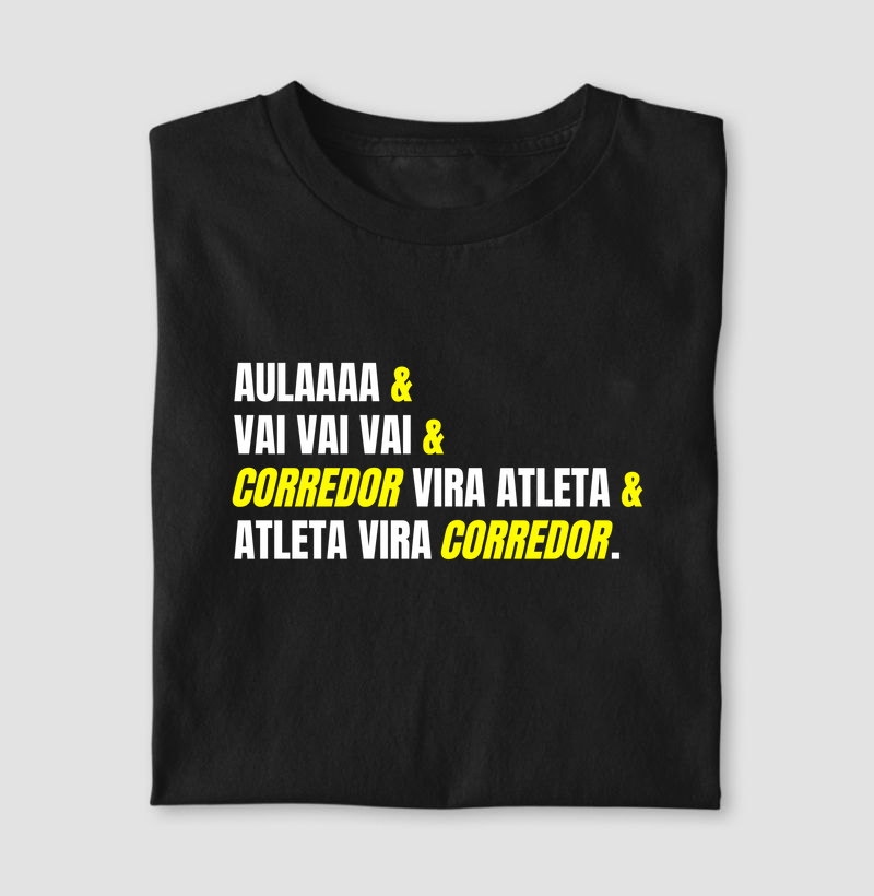 Camiseta Corredor vira atleta.