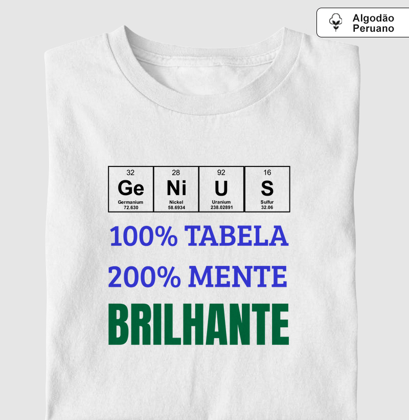GeNiUS 100% tabela 200% Mente Brilhante