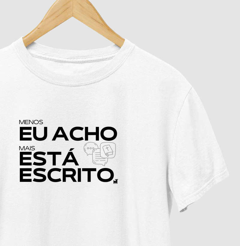 Menos eu acho. Mais está escrito.