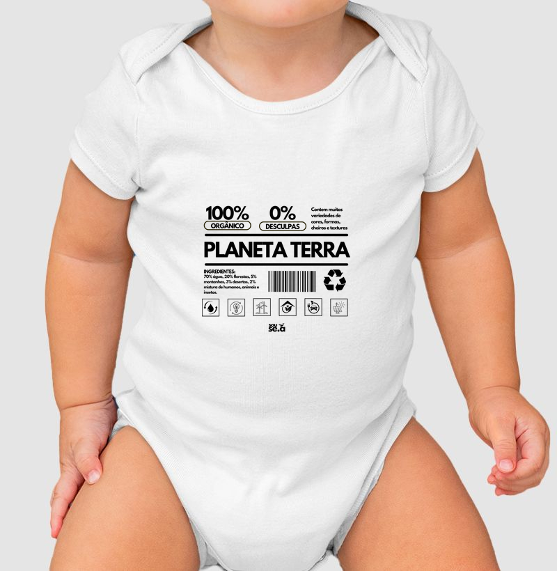 Rótulo Planeta Terra
