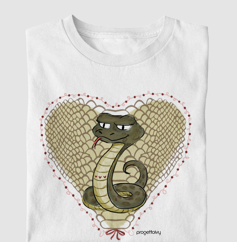 T shirt Pele de cobra