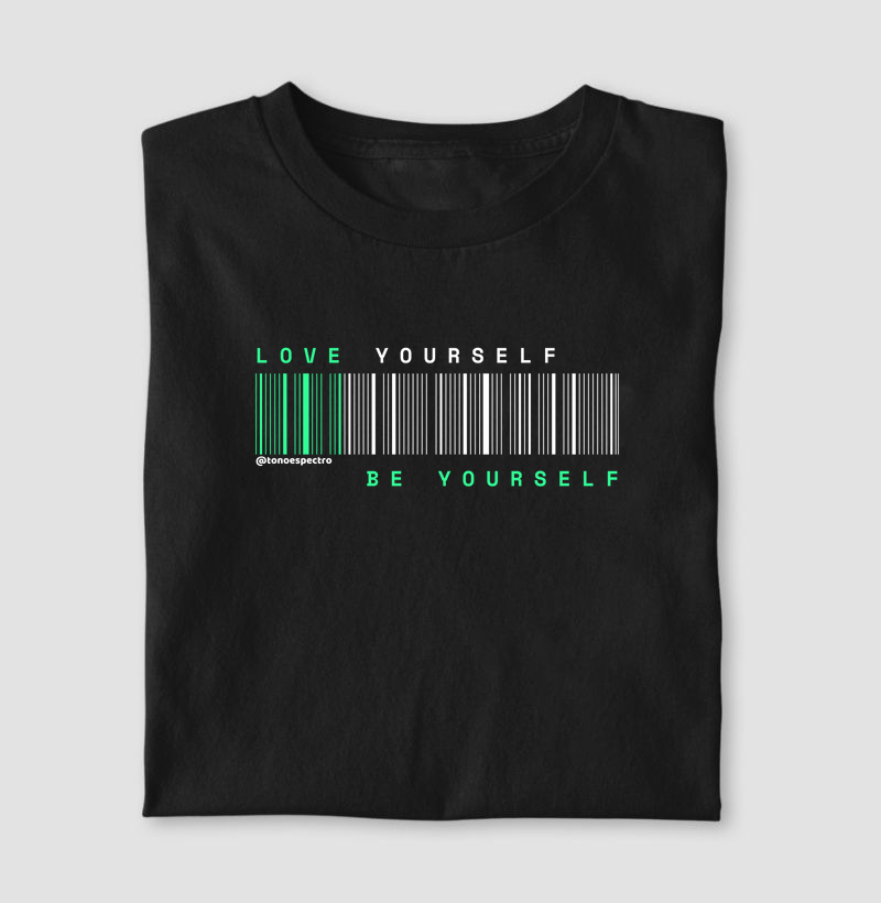 Love yourself, be yourself - verde