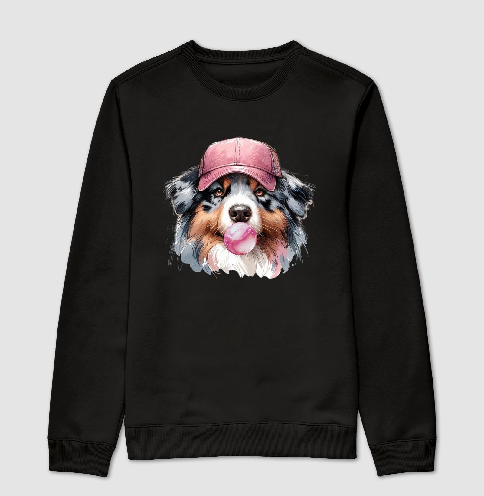 Australian Shepherd Boné e Chiclete