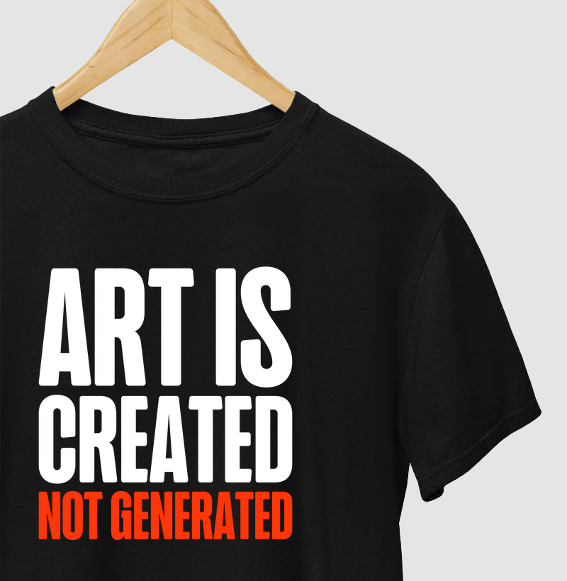 Art Is Created, Not Generated