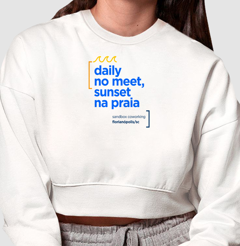 Cropped Moletom Daily