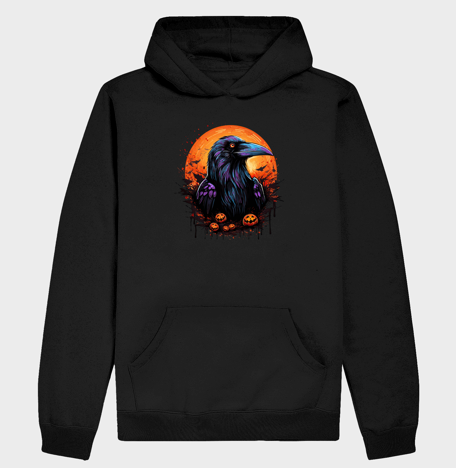 Corvo Noturno Halloween | Moletom com capuz