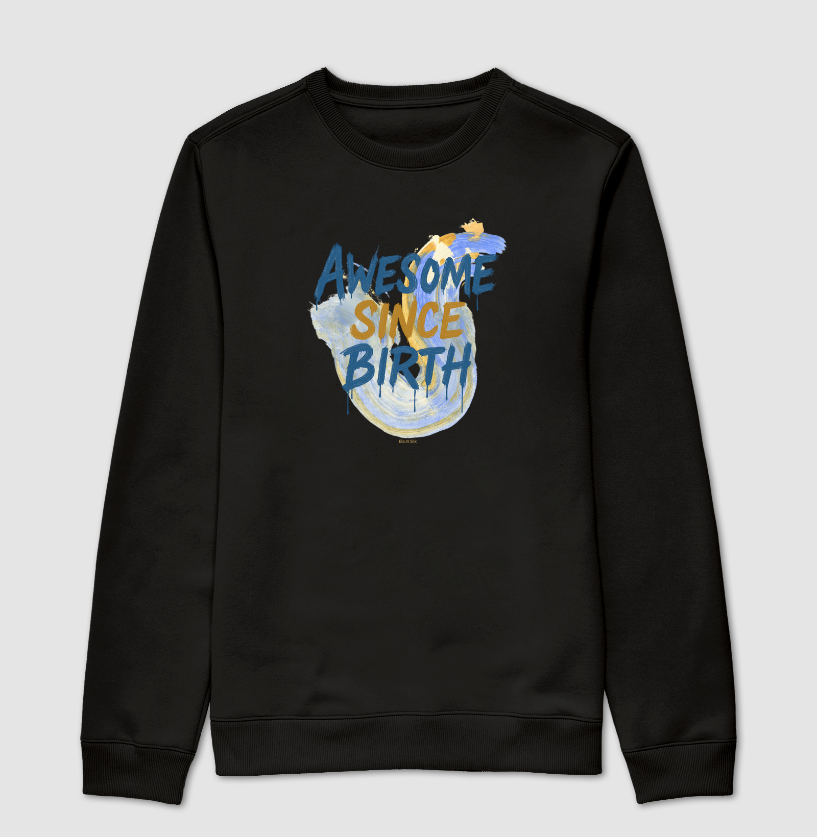 Awesome Since Birth azul