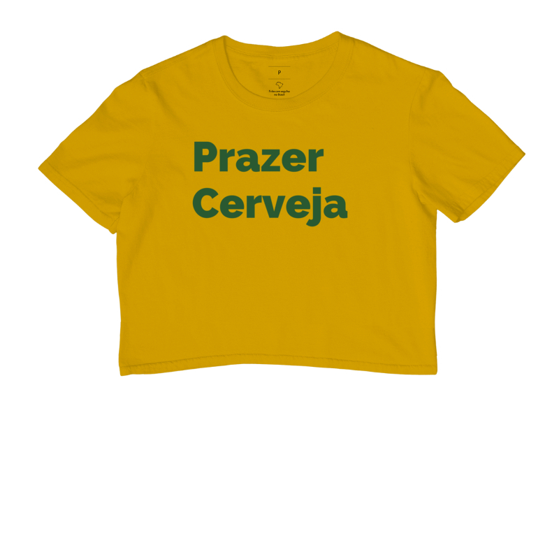 Cropped Prazer Cerveja