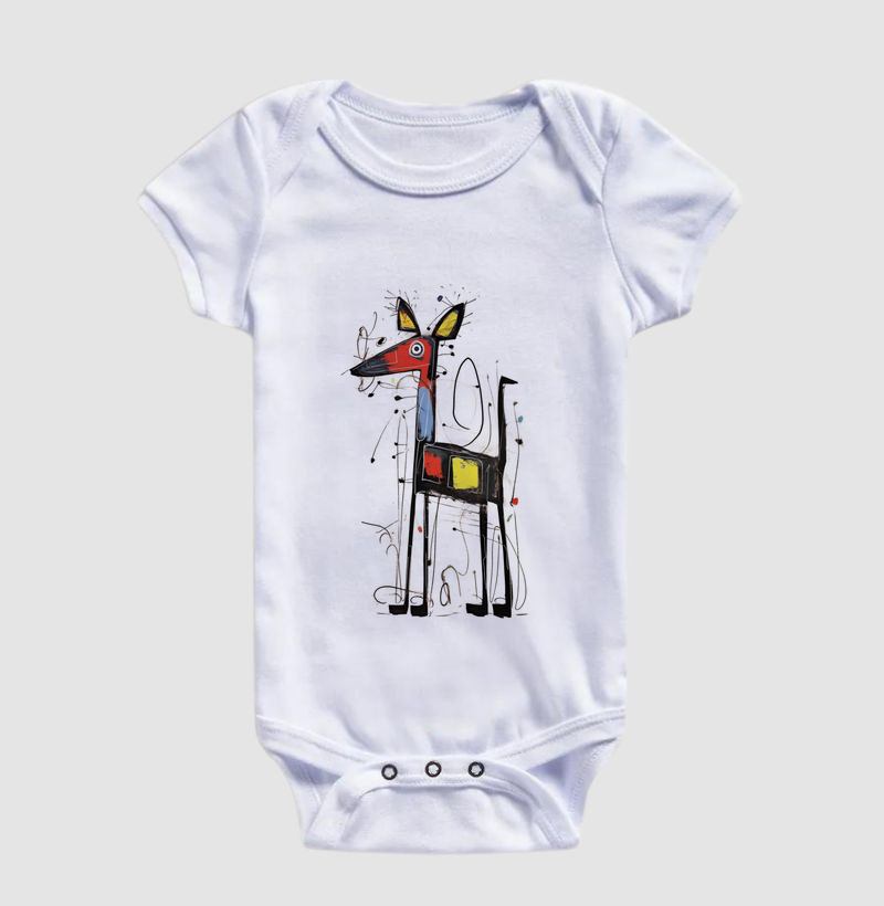 Borzoi Basquiat Style