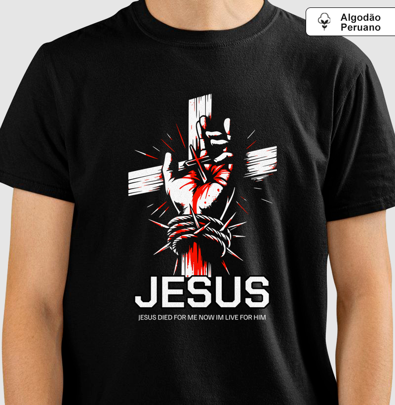 Mão de Jesus Cristo na cruz
