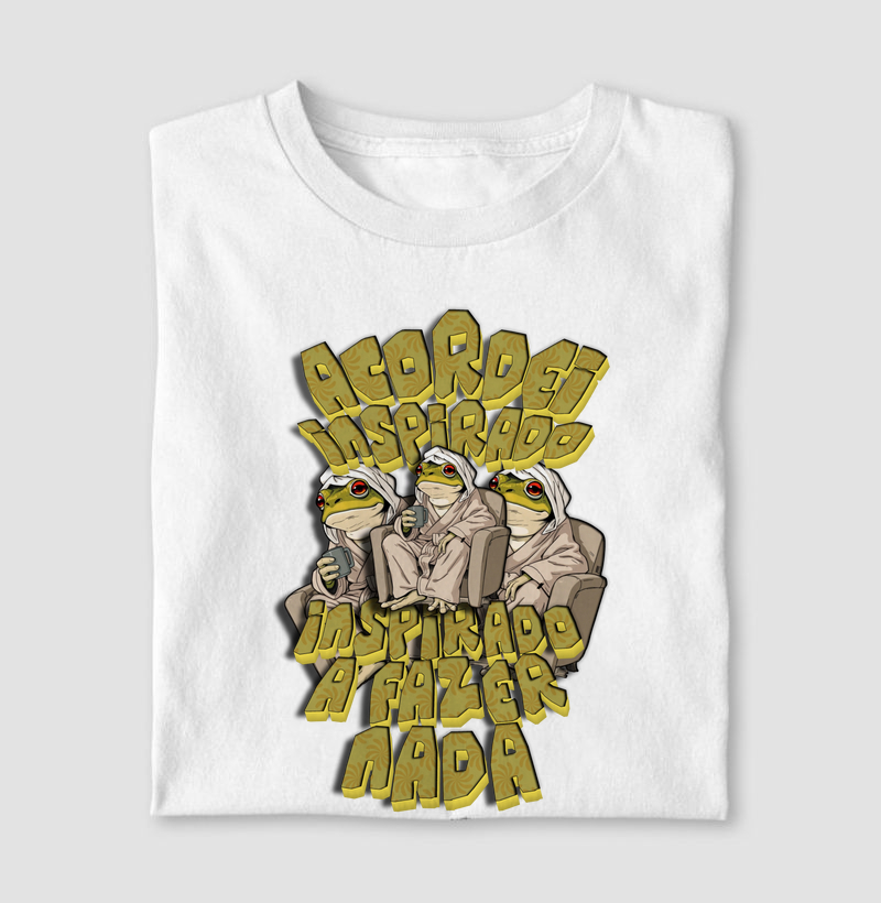 Acordei inspirado ... Inspirado a fazer nada- Sapo