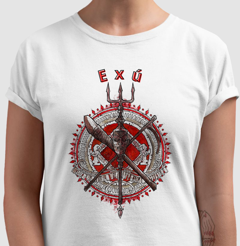 Camiseta Armas de Exú 100% Algodão
