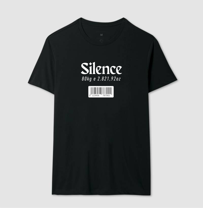 Camiseta Silence Maculina