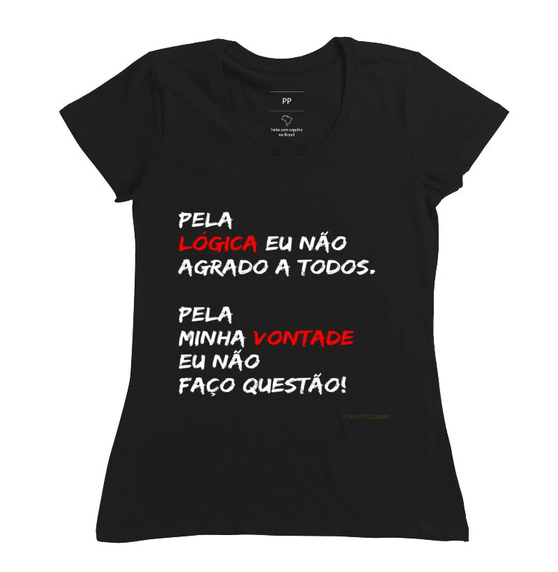 Camiseta Logica e Vontade