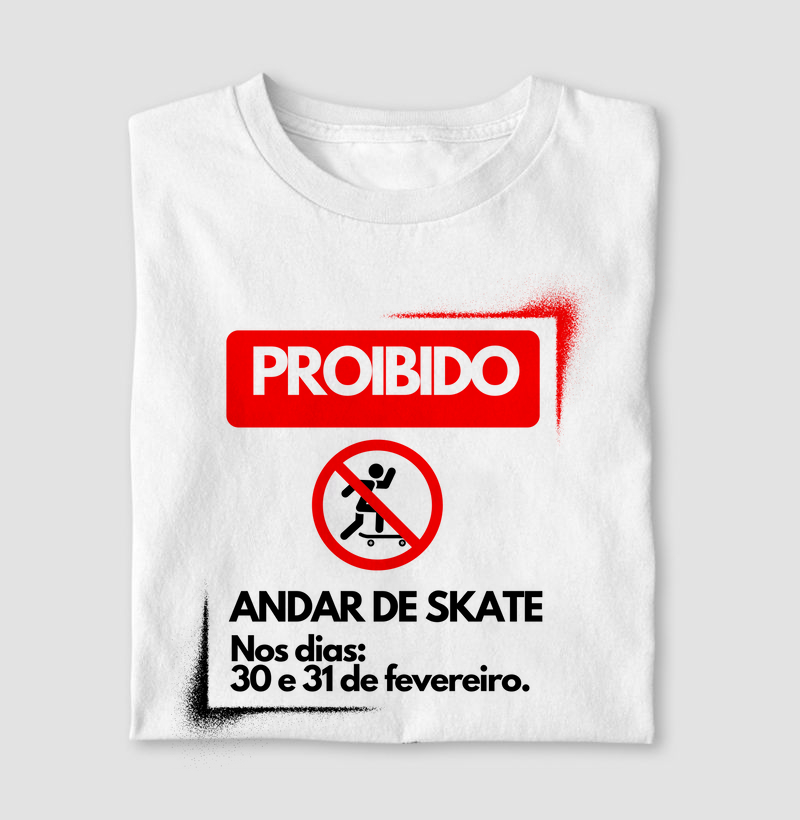 Proibido andar de skate...