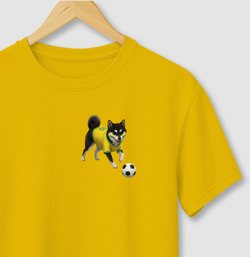Shiba Inu Preto - Copa do Mundo