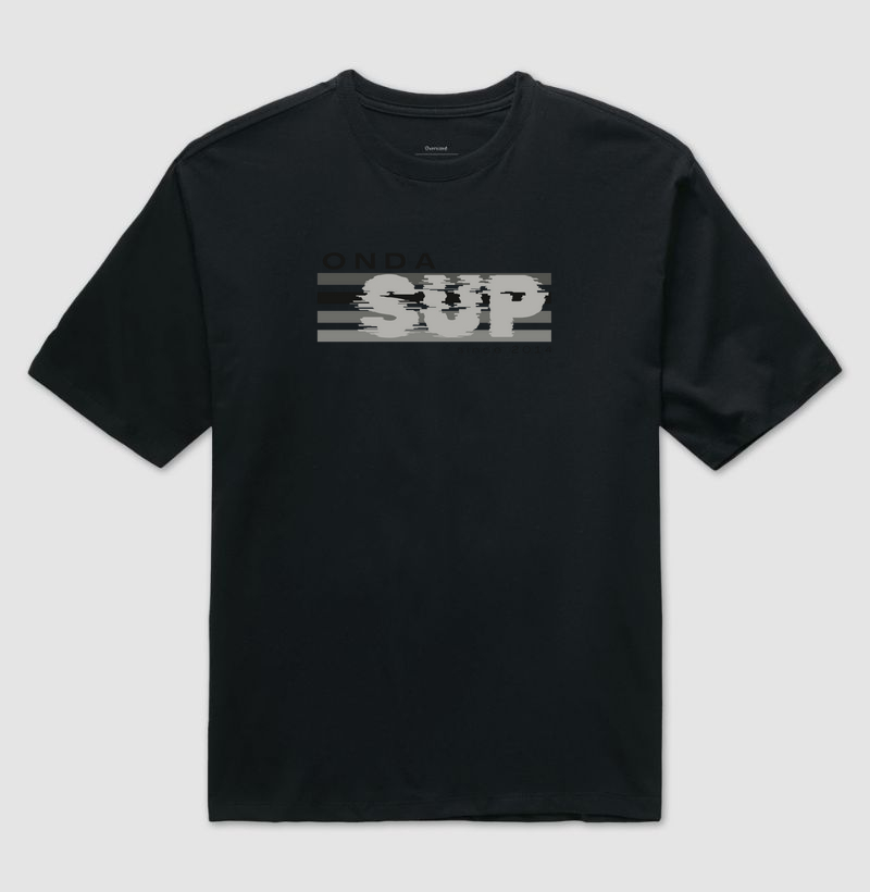 Camiseta OndaSup – Linha Legacy Glitch | Algodão Brasileiro Premium